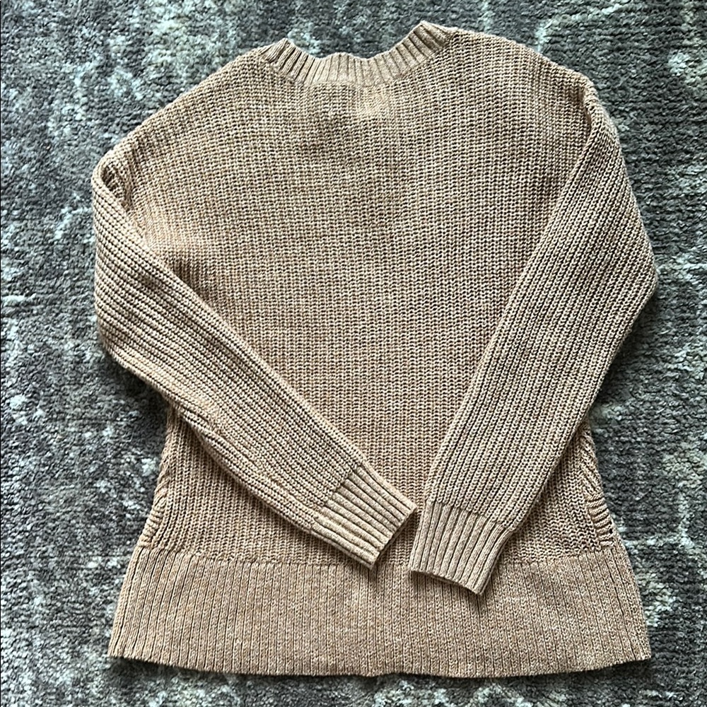 4/$20 Sonoma Beige Sweater, size xs, runs big! - Picture 6 of 7